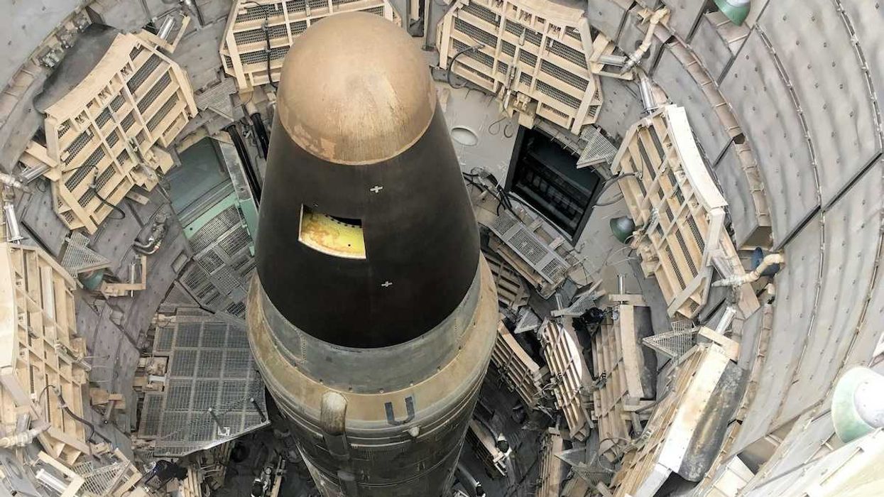 Titan II ICBM - decommissioned nuclear missile - at the Titan Missile Museum, Green Valley, Sahuarita, Arizona