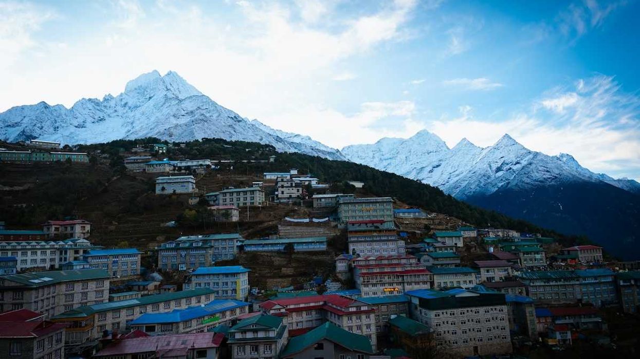 Town in the Himalayas: Namche Bazar, Namche, Nepal