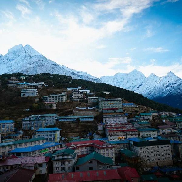 Town in the Himalayas: Namche Bazar, Namche, Nepal