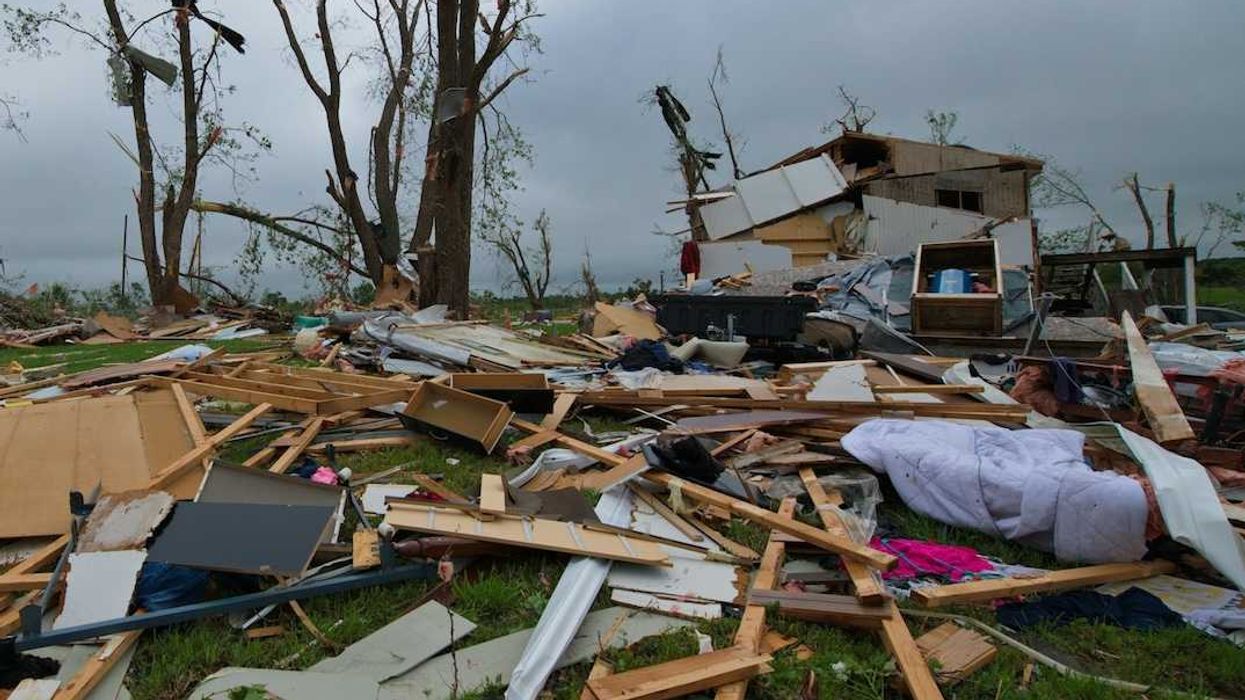Tropical cyclone destructive aftermath