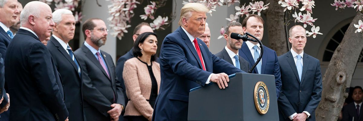 Trump Rose Garden coronavirus