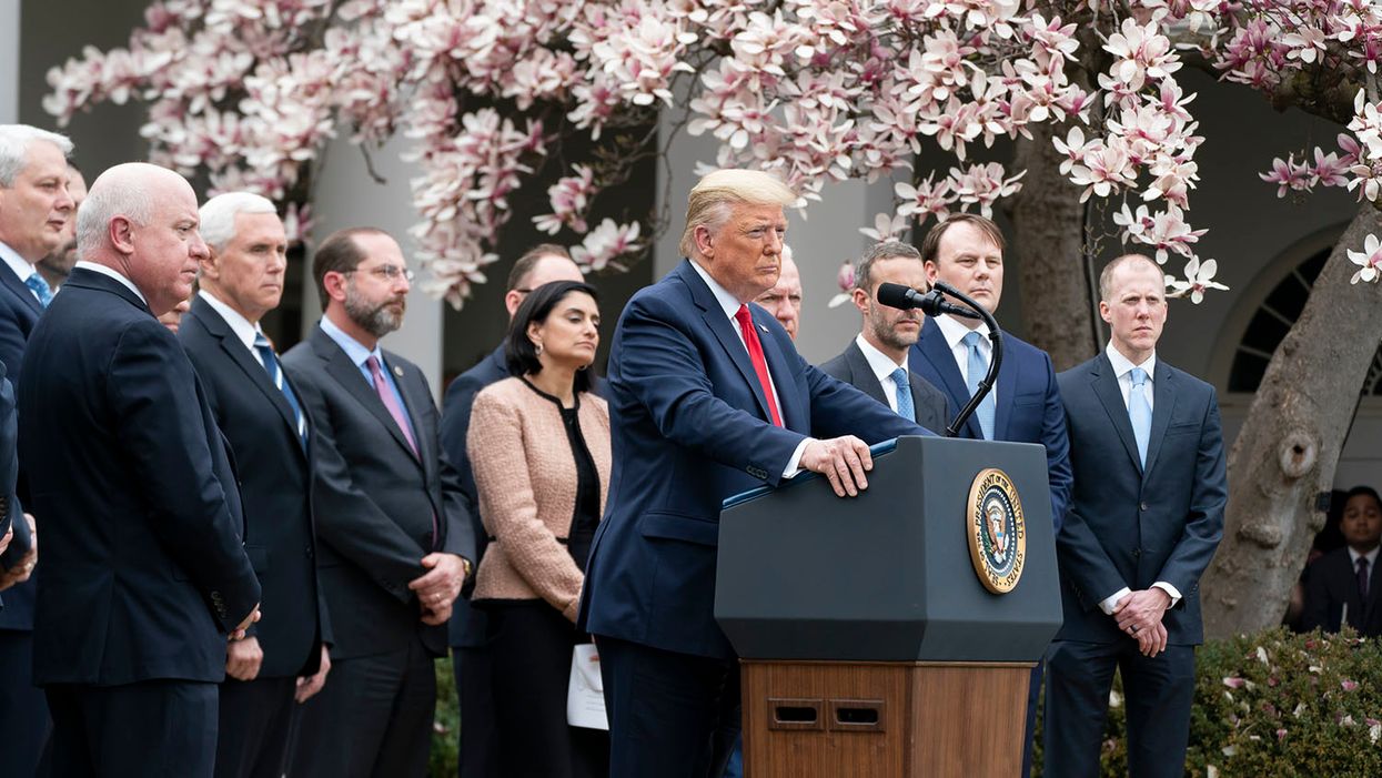 Trump Rose Garden coronavirus