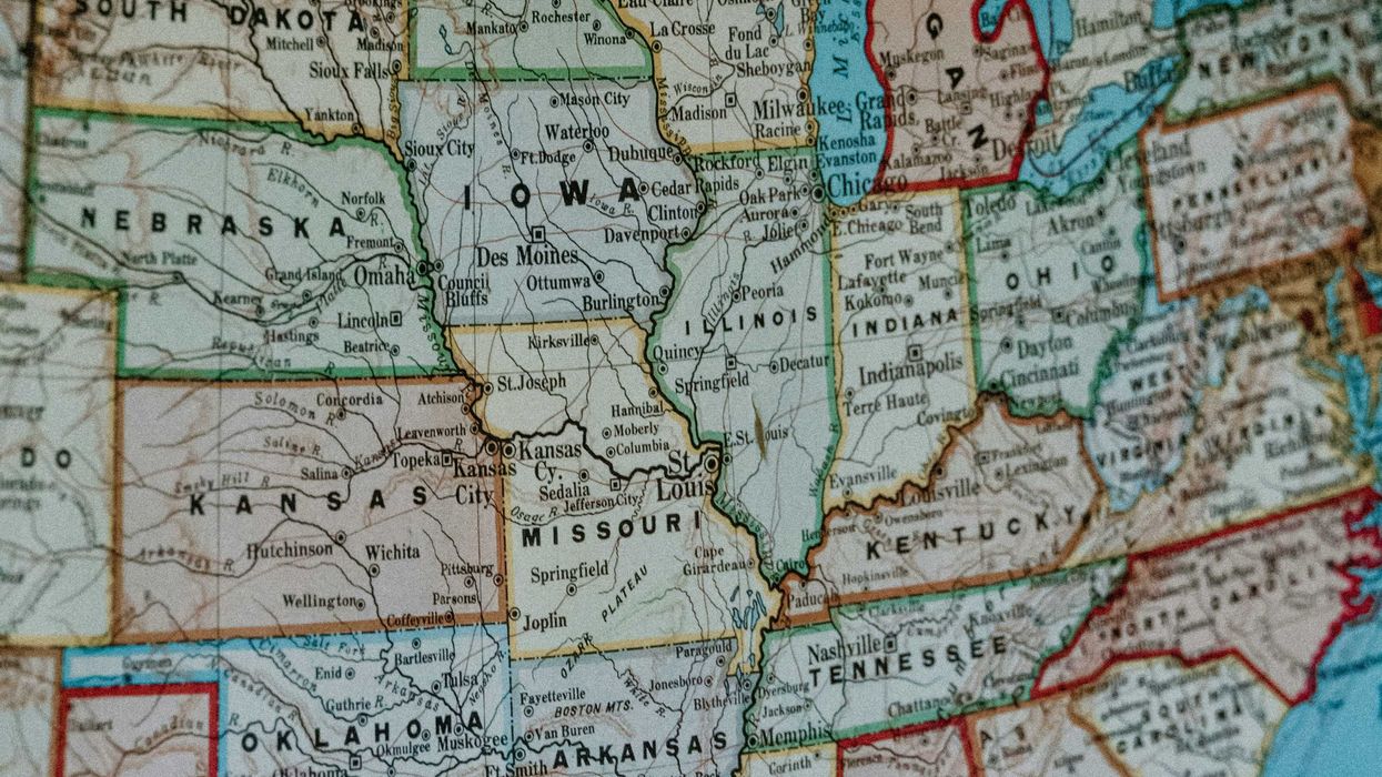 U.S. state map