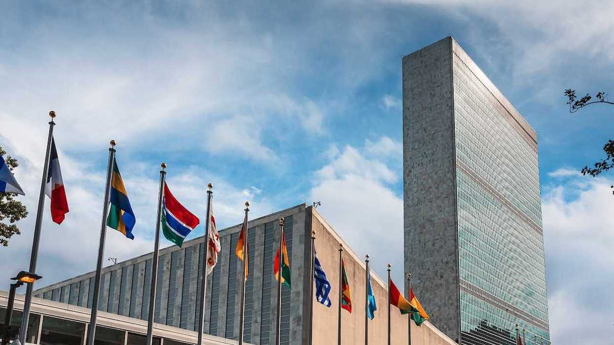 United Nations headquarters in New York where the UN General Assembly meets