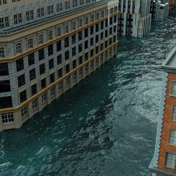 Urban flooding in Chicago
