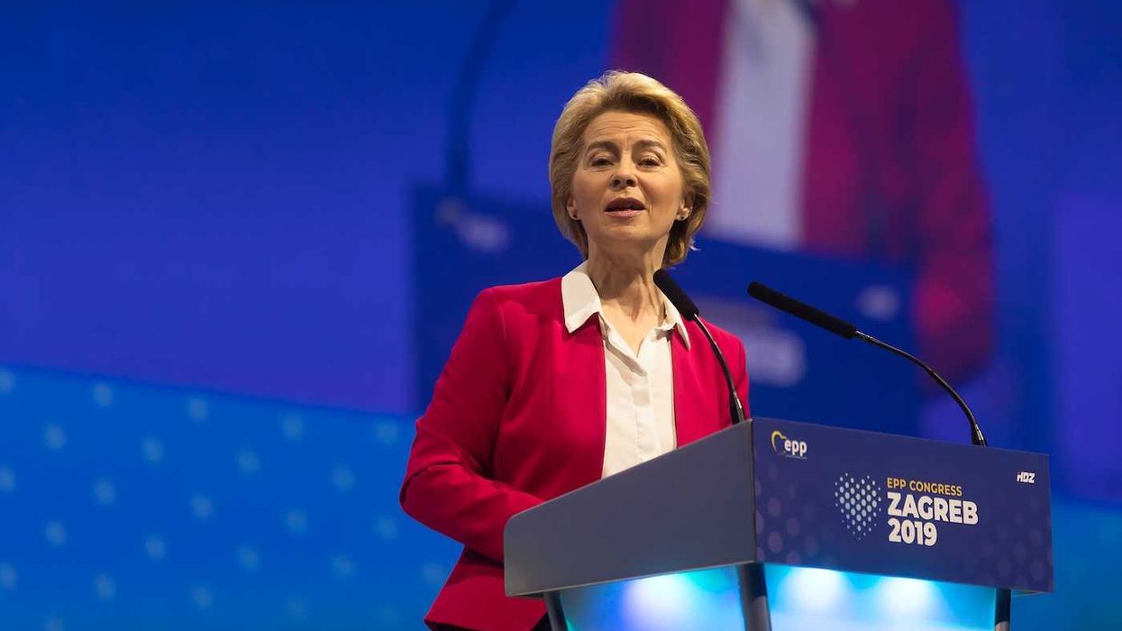 Ursula von der Leyen as the first female President of the European Commission during EPP Congress in Zagreb