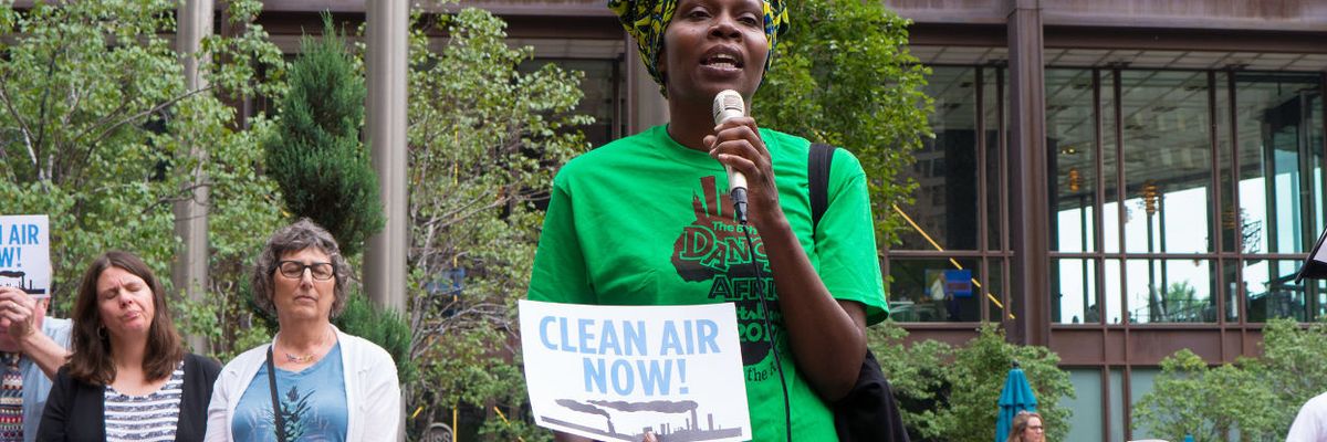 US Steel Clairton Coke Works air pollution protest