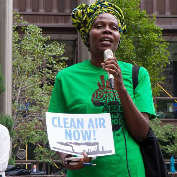 US Steel Clairton Coke Works air pollution protest