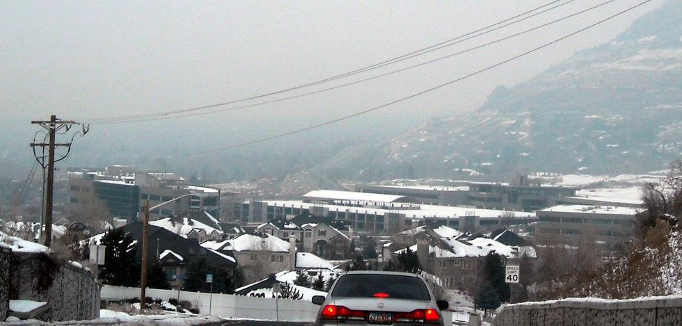 utah winter inversion