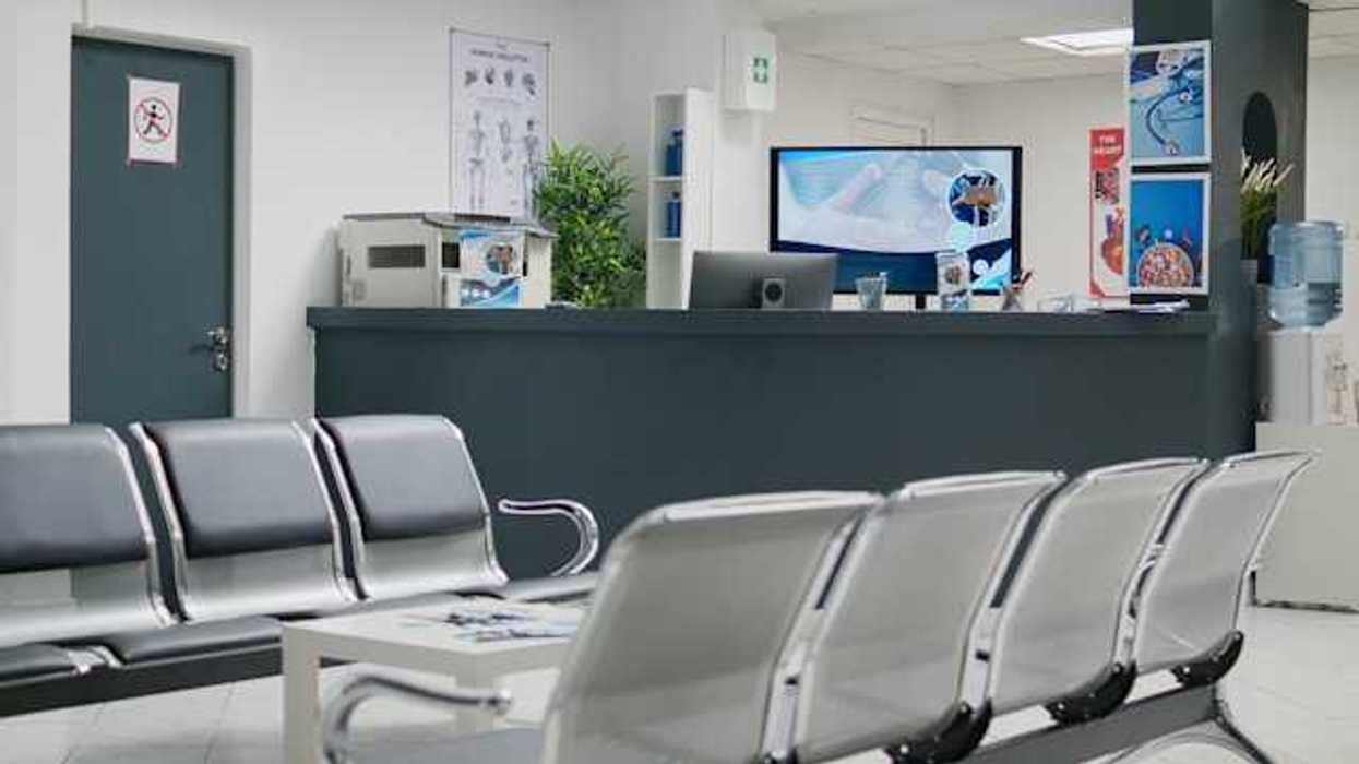 View of a hospital waiting room