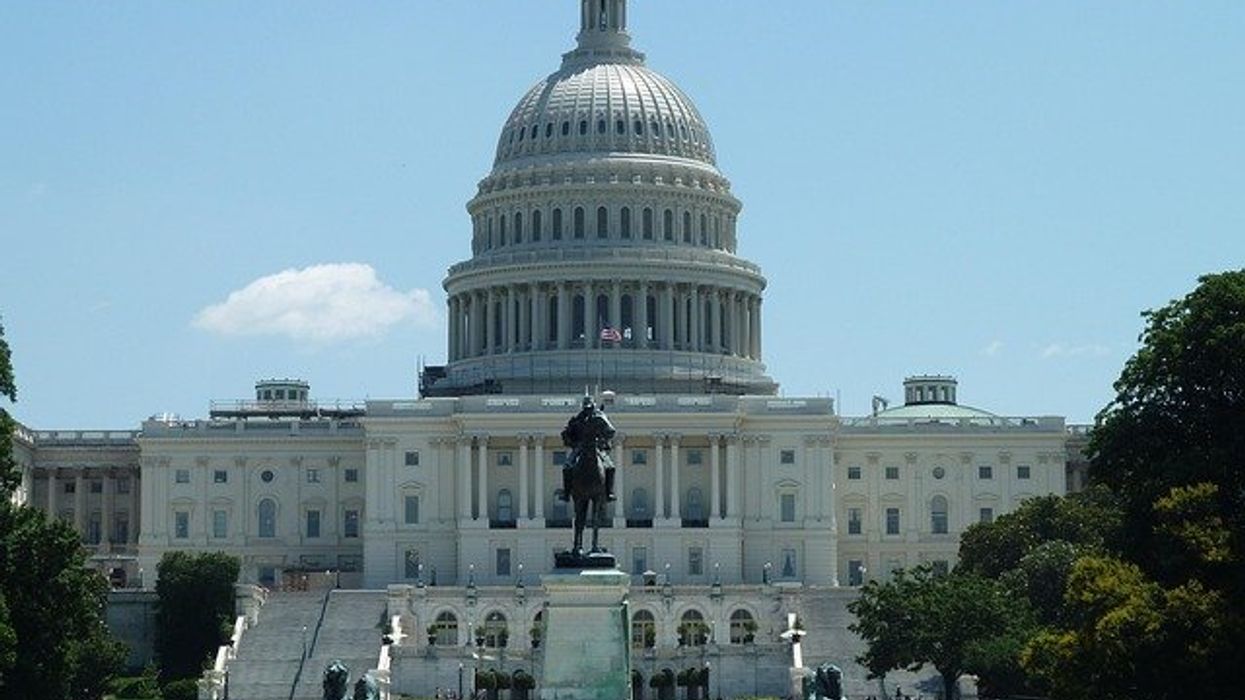 View of the U.S. capitol building