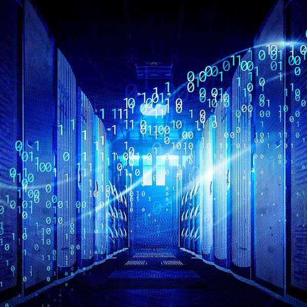 visualization of big data digital data streams in a data center