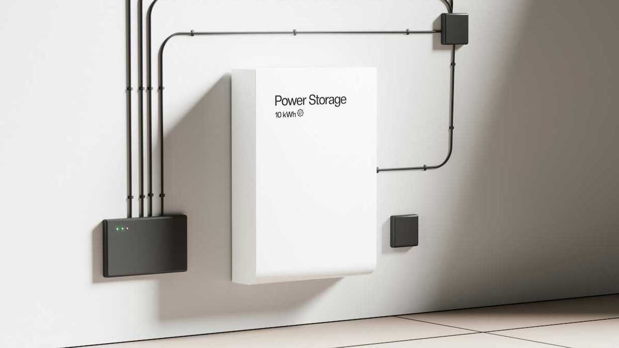 Wall-mounted home energy backup battery storage