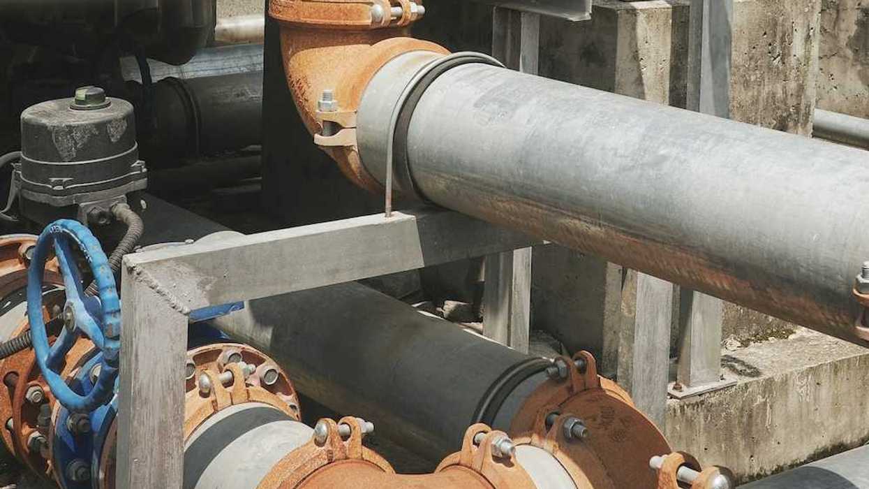 Wastewater pipes with associated valves and controls