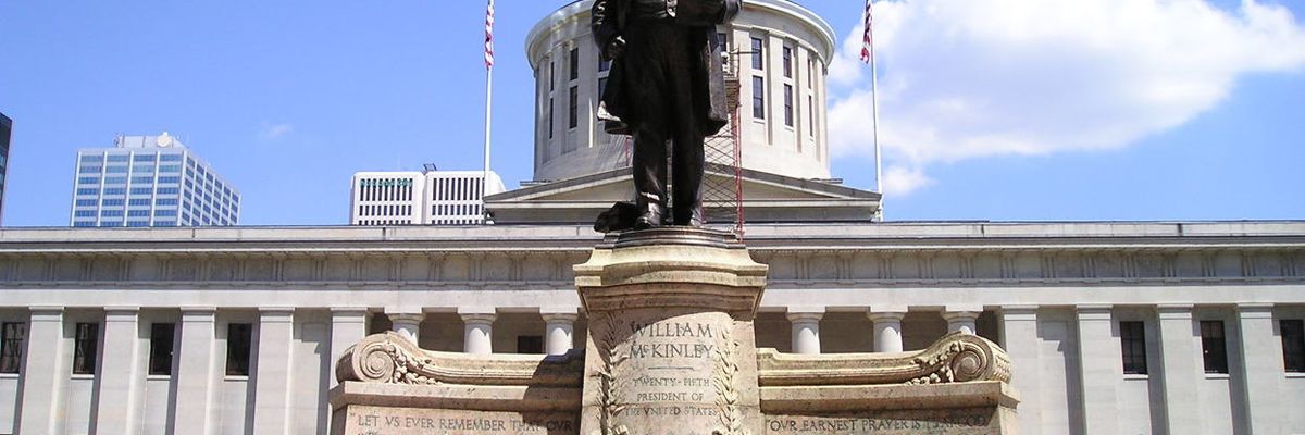 William McKinley President Monument