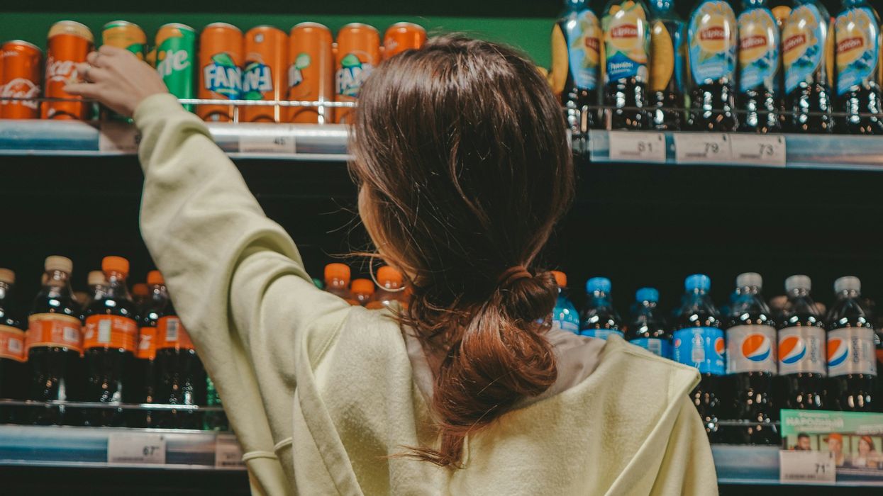 woman grocery shopping