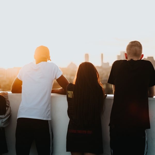 young people in sunlight